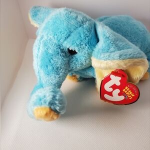Ty Beanie Baby Jimbo the Circus Elephant 7" Long With Tag 2003